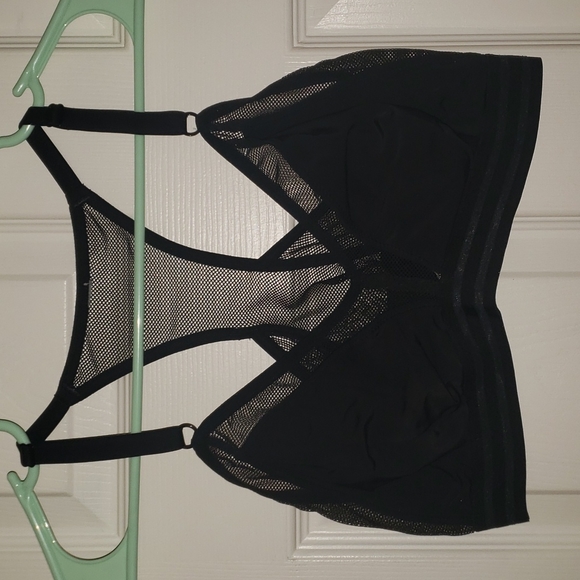 Target Black Mesh Bralette Sports Bra - Picture 2 of 3